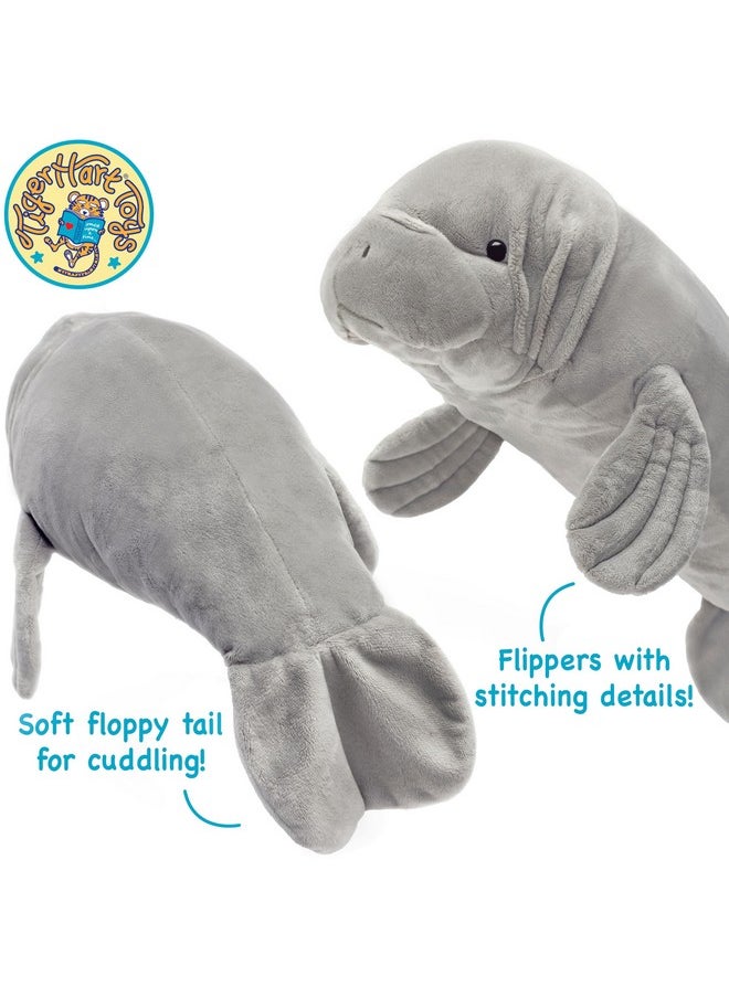 Morgan The Manatee - 21 Inch Stuffed Animal Plush - By Tigerhart Toys (New Edition)