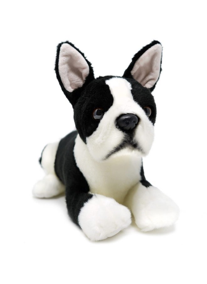 Baxter The Boston Terrier - 12 Inch Stuffed Animal Plush Dog - By Tigerhart Toys