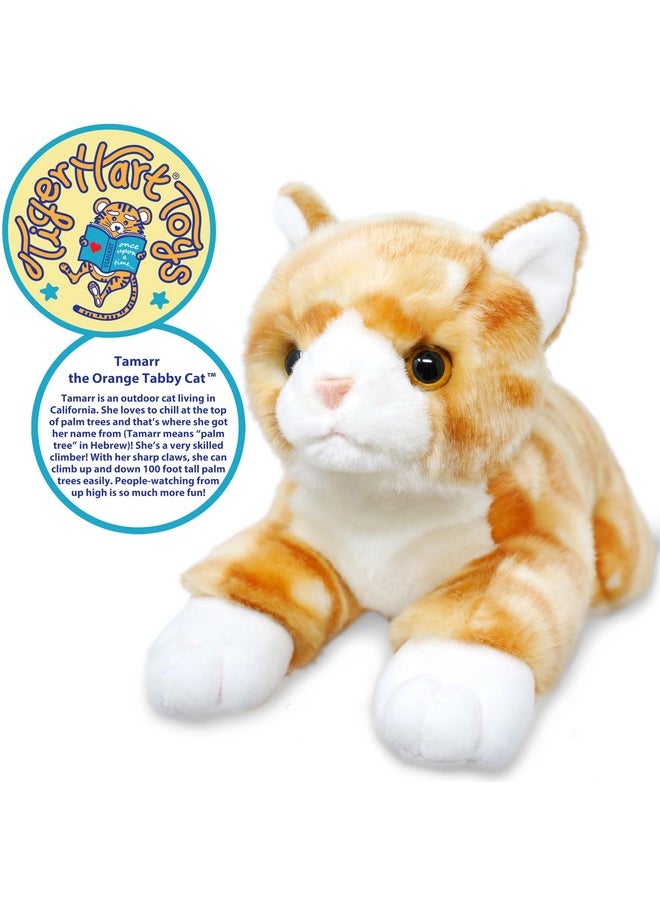 Tamarr The Orange Tabby Cat | 10 Inch Stuffed Animal Plush | By Tigerhart Toys