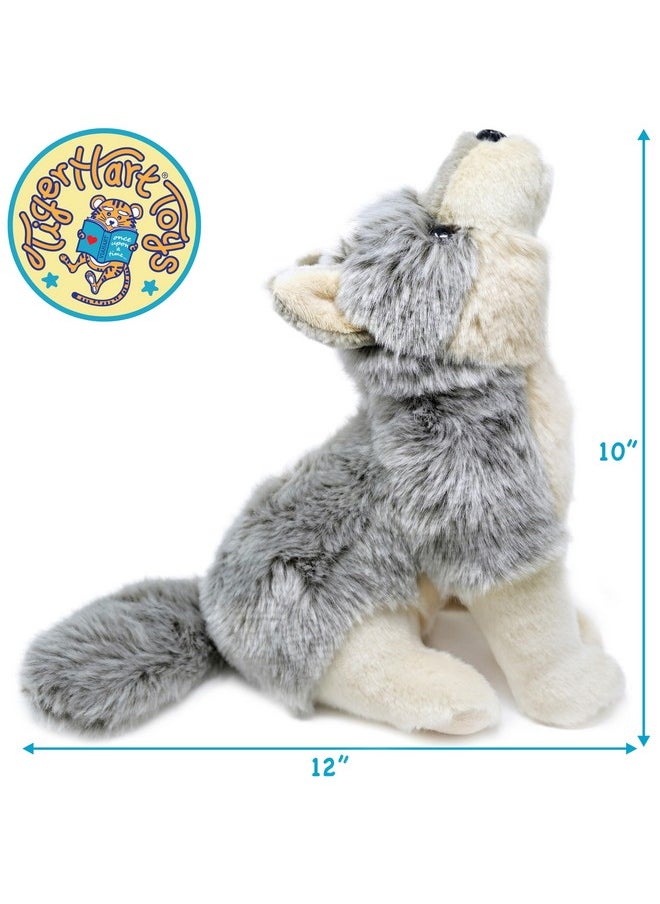 Wolcott The Wolf | 11 Inch Stuffed Animal Plush | By Tigerhart Toys