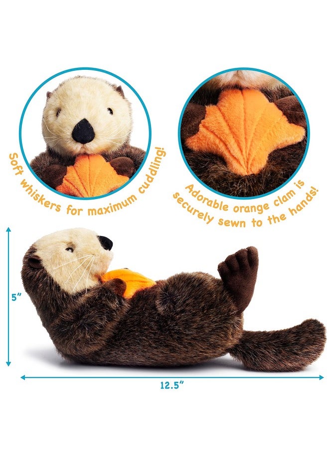 Owen The Sea Otter | 13 Inch Stuffed Animal Plush | By Tigerhart Toys