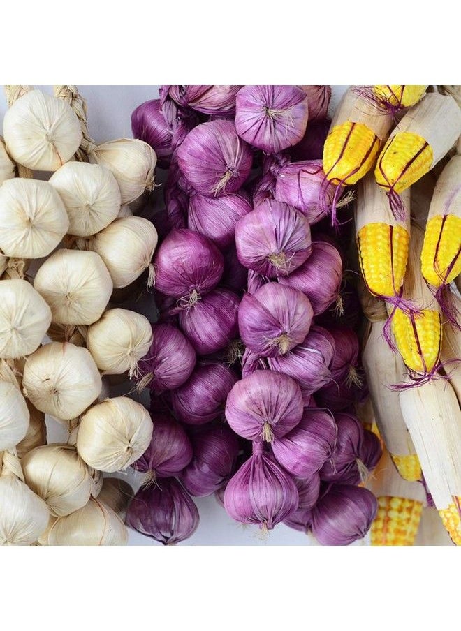 1Pack Simulation Artificial Lifelike Fake Vegetable Artificial Garlic Red Pepper Fake Vegetables Onion Hanging Rope Home Decor Photography Props (Onion)