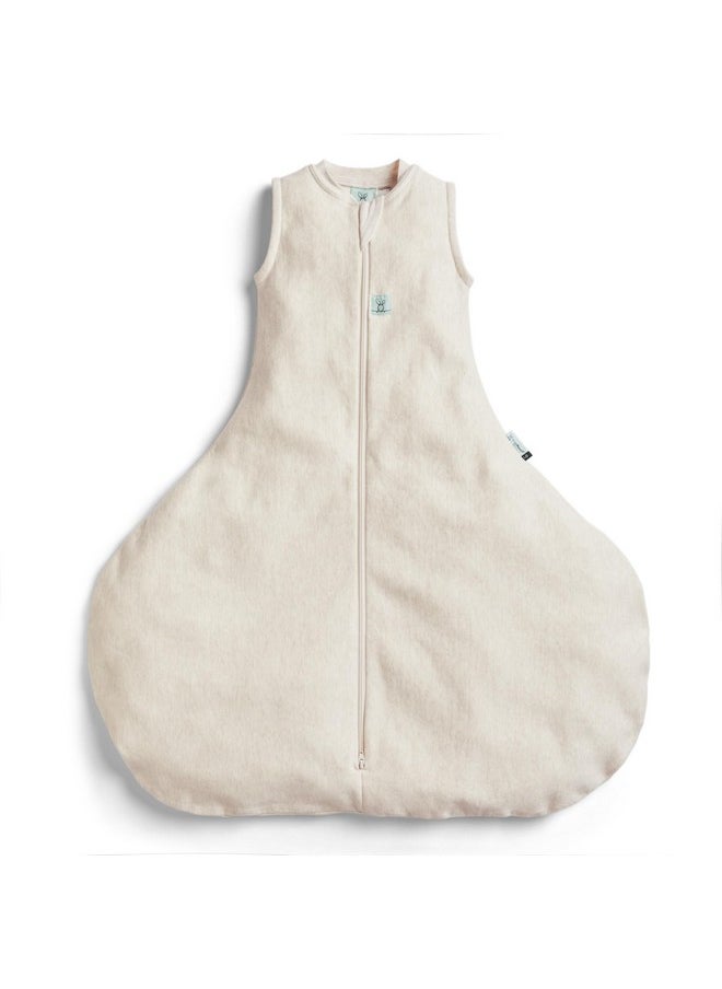 1.0 Tog Hip Harness Jersey Swaddle Bag, Breathable Baby Sleep Bag For Hip Health, Gentle And Cozy (8-24 Months, Oatmeal Marle)