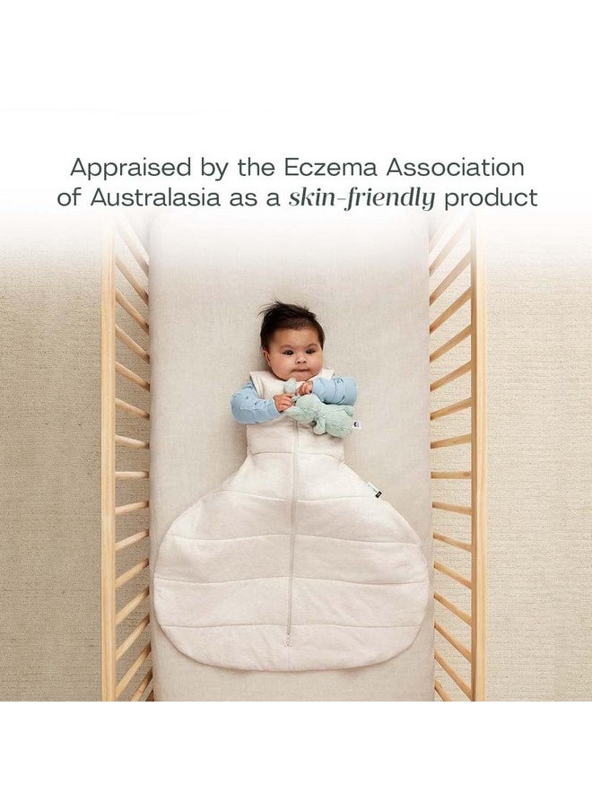 1.0 Tog Hip Harness Jersey Swaddle Bag, Breathable Baby Sleep Bag For Hip Health, Gentle And Cozy (8-24 Months, Oatmeal Marle)