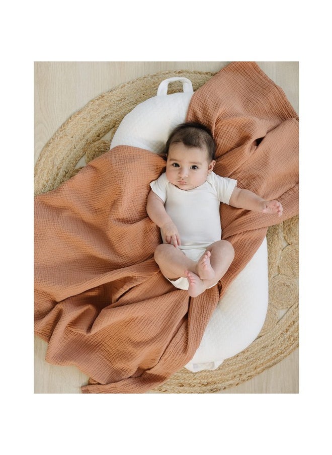 3 Pack Muslin Swaddle Blankets For Unisex, Newborn Receiving Blanket, Large 47 X 47 Inches, Soft Breathable Muslin Baby Swaddles For Boys & Girls