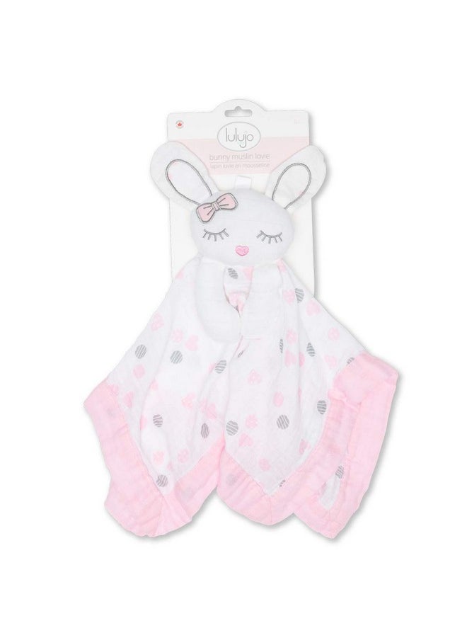 Lovey Blankets| Unisex Security Blanket & Toy| Softest Breathable Cotton Muslin| 15