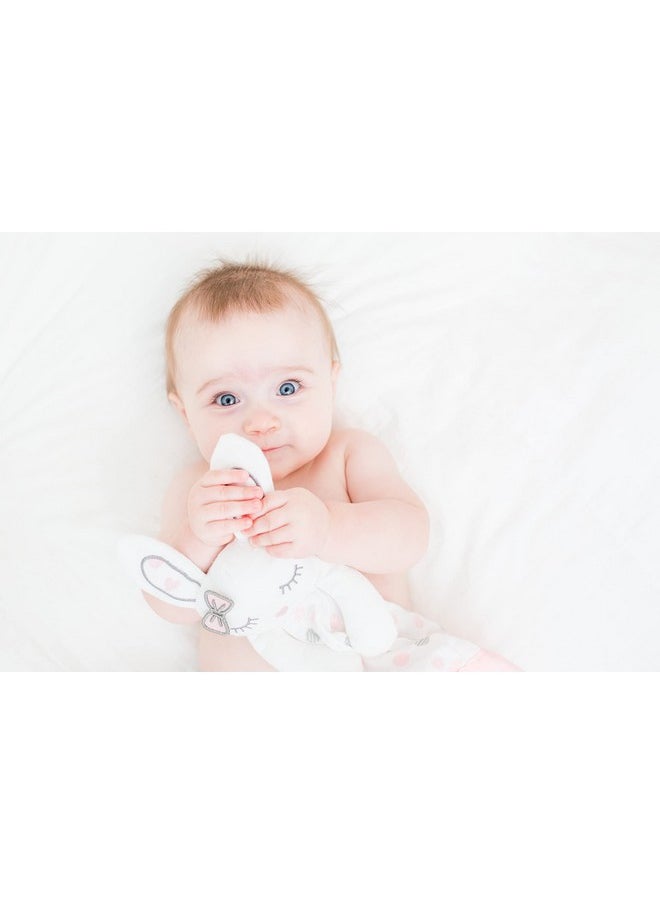 Lovey Blankets| Unisex Security Blanket & Toy| Softest Breathable Cotton Muslin| 15