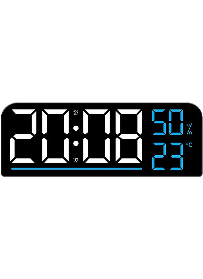 Multifunctional RGB LED Smart Alarm Clock – 24-Hour Digital Display Table Clock with Adjustable Brightness, USB Charging, and Modern Design for Home, Office, and Bedroom