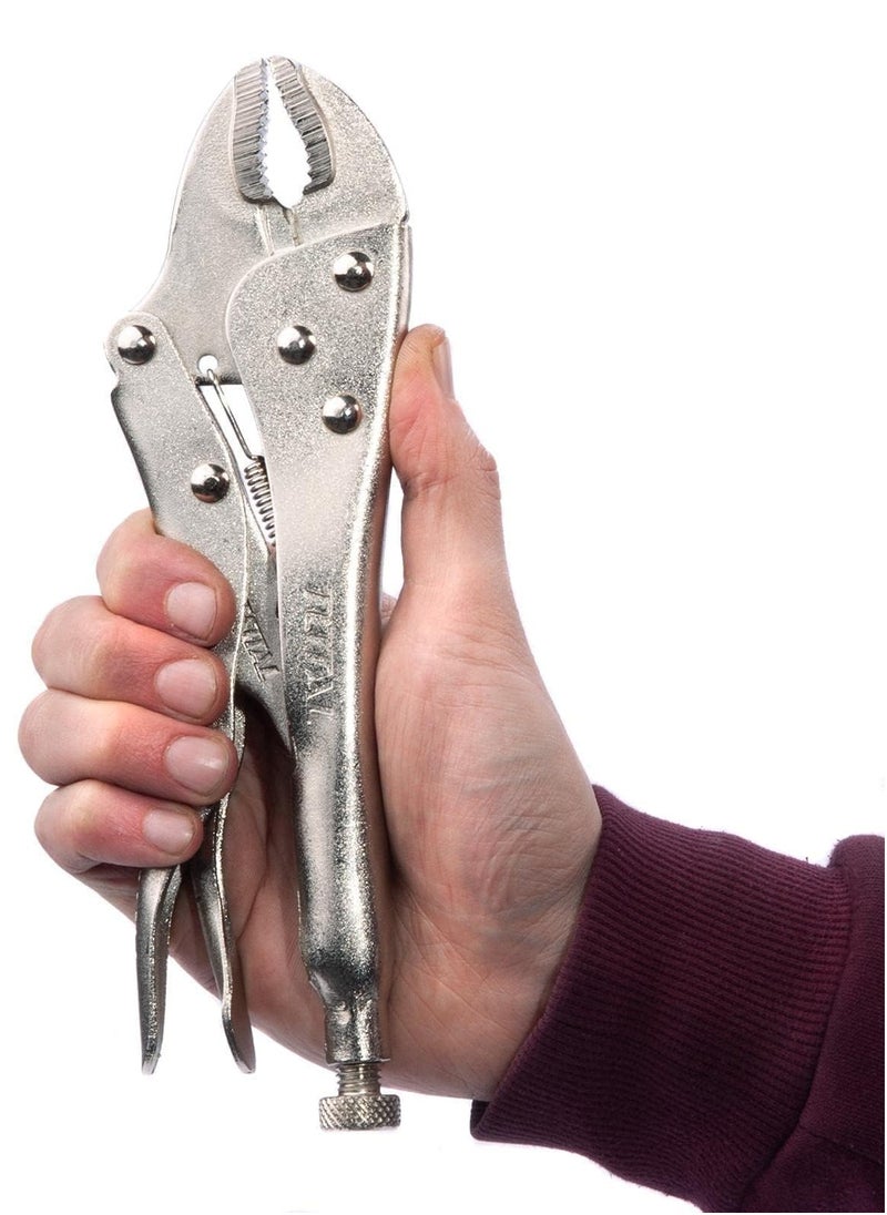 TOTAL Curved Jaw Locking Plier 10