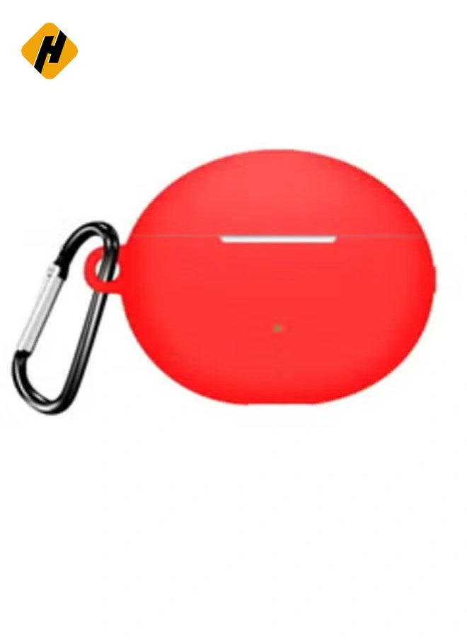 Red Silicone Protective Case for Huawei Freebuds 5i – Shockproof, Anti-Slip, Soft and Thin Earphone Cover