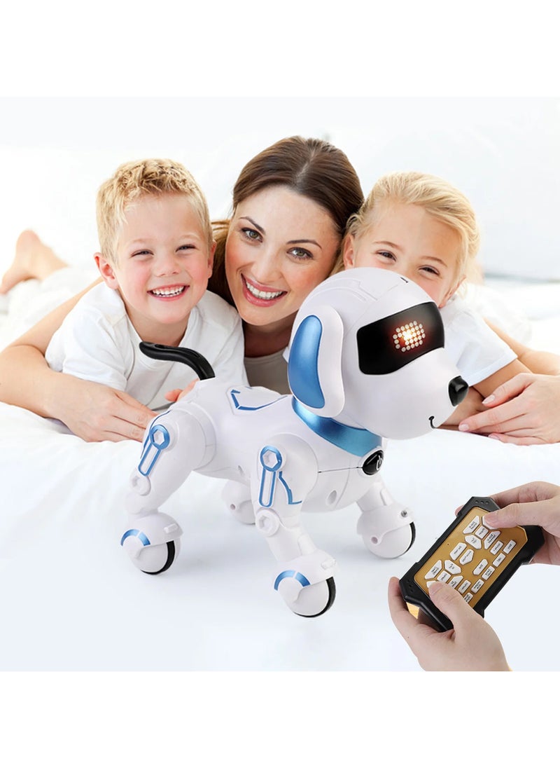 Interactive Puppy - Smart Pet, Electronic Robot Dog Toys for Age 3 4 5 6 7 8 Year Old Girls, Gift Idea for Kids Voice Control＆Intelligent Talking