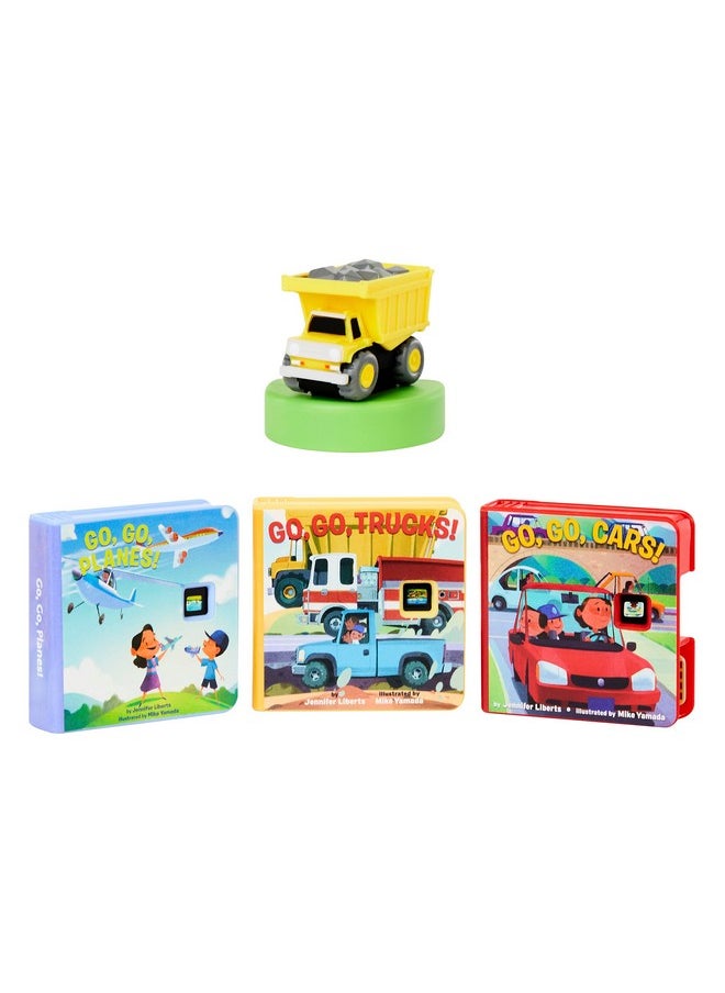 Story Dream Machine Go, Go, Vehicles Story Collection, Storytime, Books, Trucks, Random House, Audio Play Character, Gift And Toy For Toddlers And Kids Girls Boys Ages 3+ Years