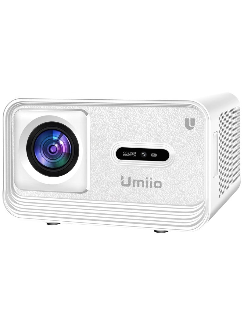 Inder Umiio 4K WiFi6 Bluetooth Projector Home Theater Video Projector Focus By Remote Control Keystone Smart Projector