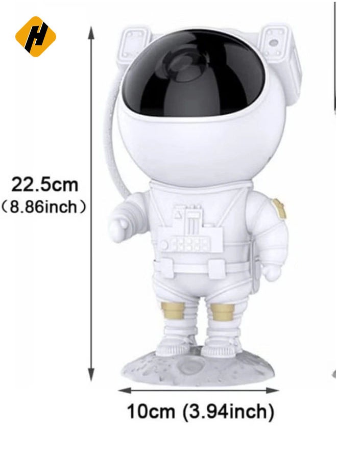 Star Projector Night Light with Timer, Remote Control and 360°Adjustable Design, Astronaut Nebula Galaxy Night Light Projector for Children Adults Baby Bedroom, Party Room and Game Room