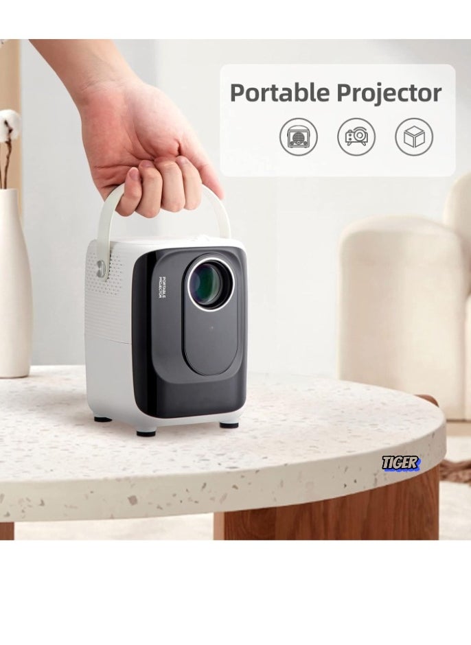 Mini Projector S10 – 5G WiFi Portable Video Projector, 1080P Smart Multimedia with 8000 Lumens