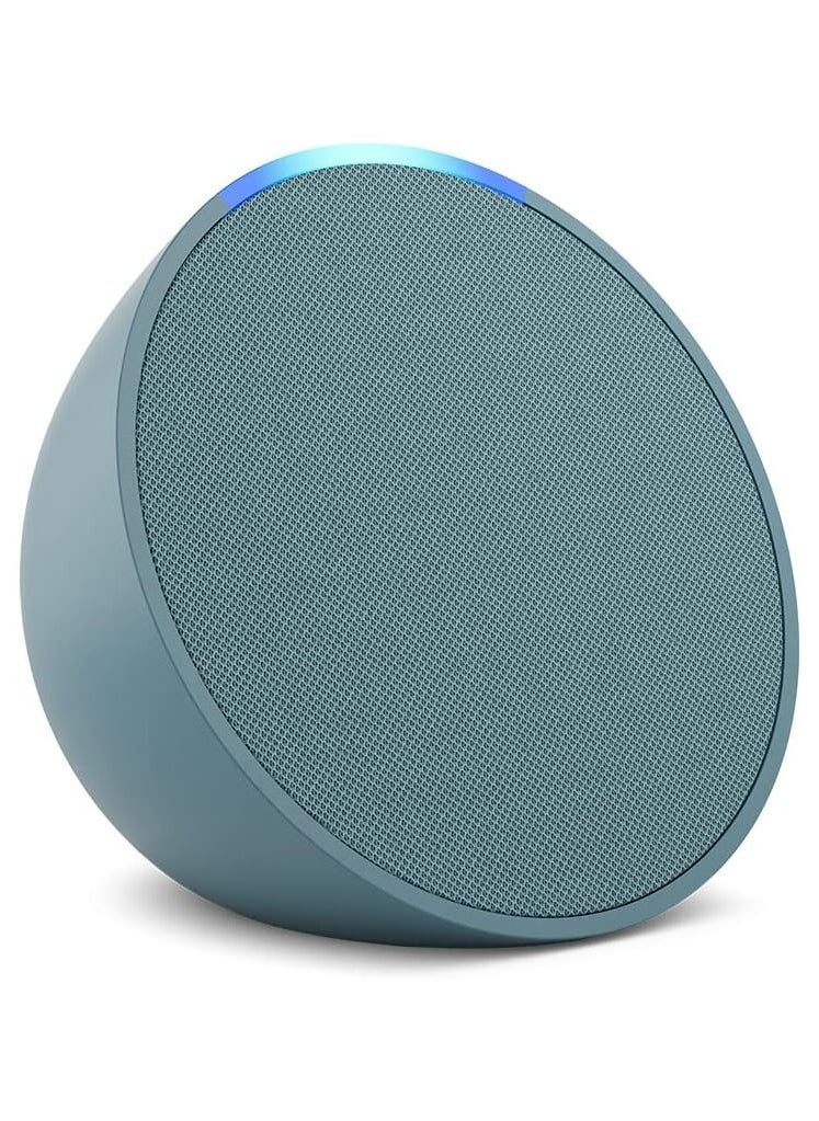 Echo Pop Full sound compact Wi-Fi & Bluetooth smart speaker with Alexa Use your voice to control smart home devices, play music or the Quran, and more (speaks English & Khaleeji) green