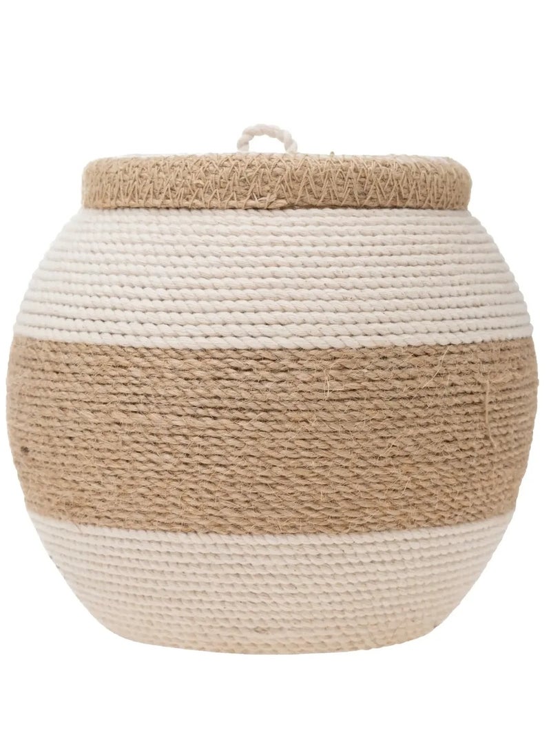 Atmosphera Rivi Rope Candle (Cotton Flower, 1400 g)