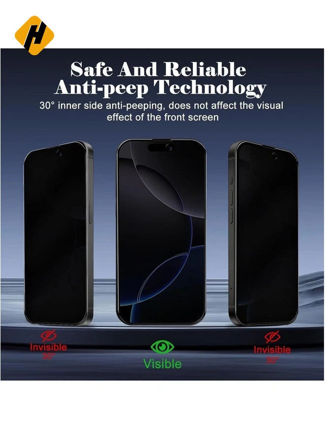 2-Pack Privacy Screen Protector for iPhone 16 Pro 6.3