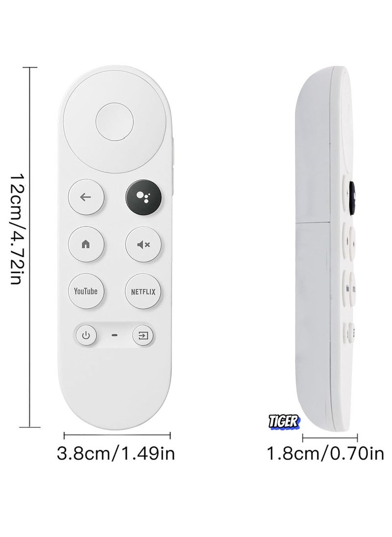 Remote Control Replacement for Google TV Chromecast 4K | Compatible with Models G9N9N, GA01920-US, GA01923-US, GA01919-US, GA02463-US, GA01409-US | Easy Setup, Voice Control, and Battery Included