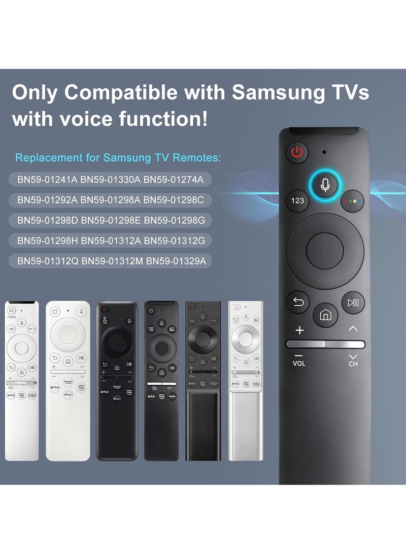 Voice Replacement Remote for Samsung TV – Upgraded BN59-1266A for Samsung Smart TVs with Voice Function, Easy Navigation, and Seamless Control