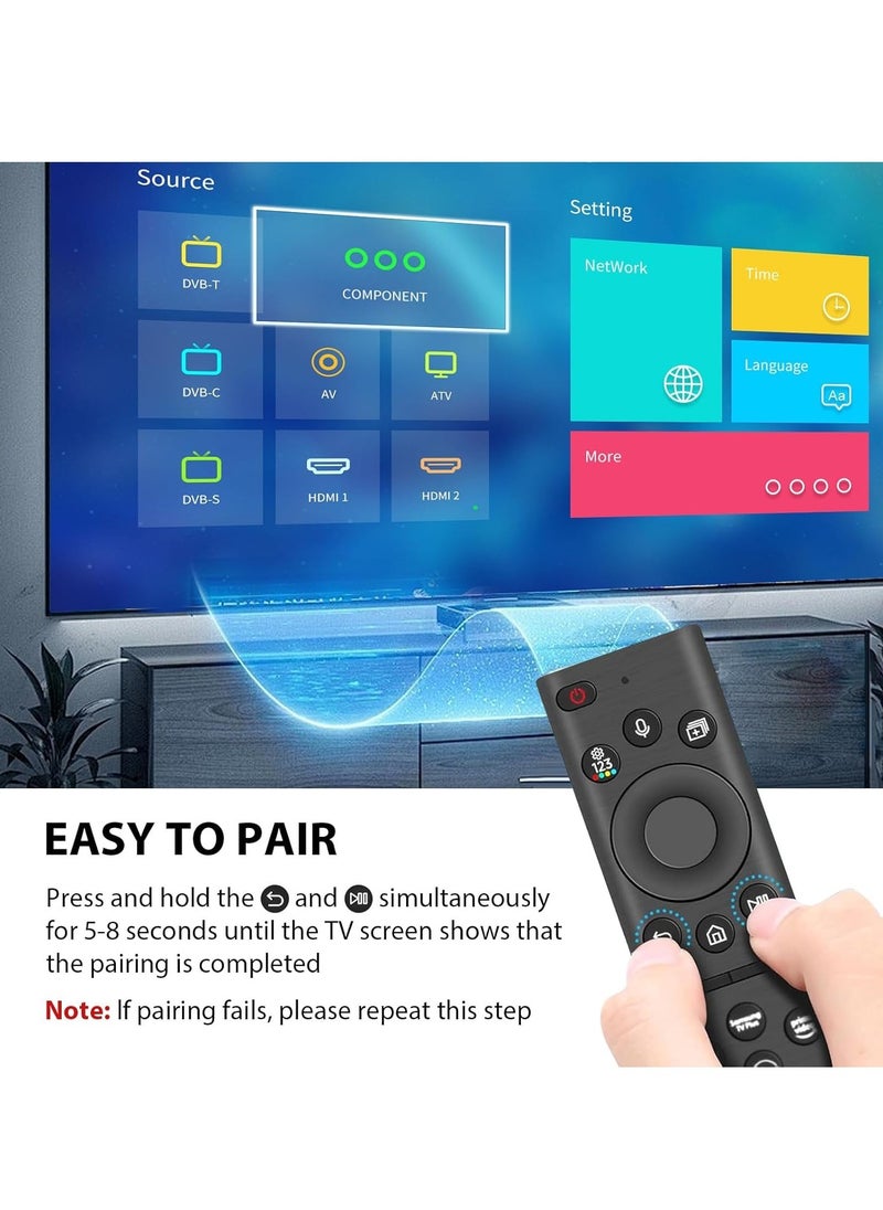 Universal Samsung Remote Control – Eco-Friendly Solar Charging, Compatible with All Samsung Smart TVs, Energy-Efficient, Sustainable Design for Home Entertainment