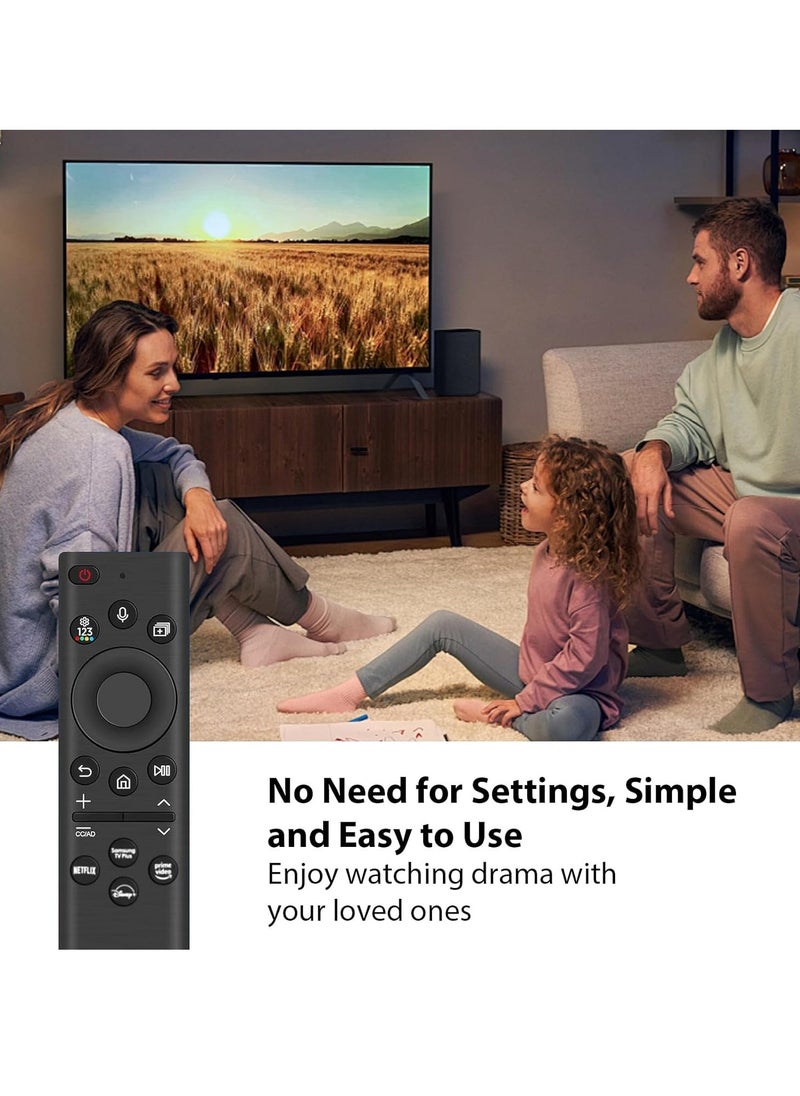 Universal Samsung Remote Control – Eco-Friendly Solar Charging, Compatible with All Samsung Smart TVs, Energy-Efficient, Sustainable Design for Home Entertainment