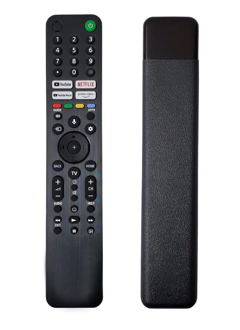 Title: Bluetooth Remote RMF-TX520P with Voice Function – Universal Replacement Remote for Sony LED/4K Smart TVs, Easy Setup, Voice Control, & Quick Access to Streaming Services
