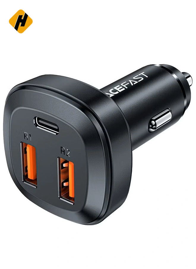 Fast Charge Car Charger B9 - 66W (2x USB-A + USB-C)