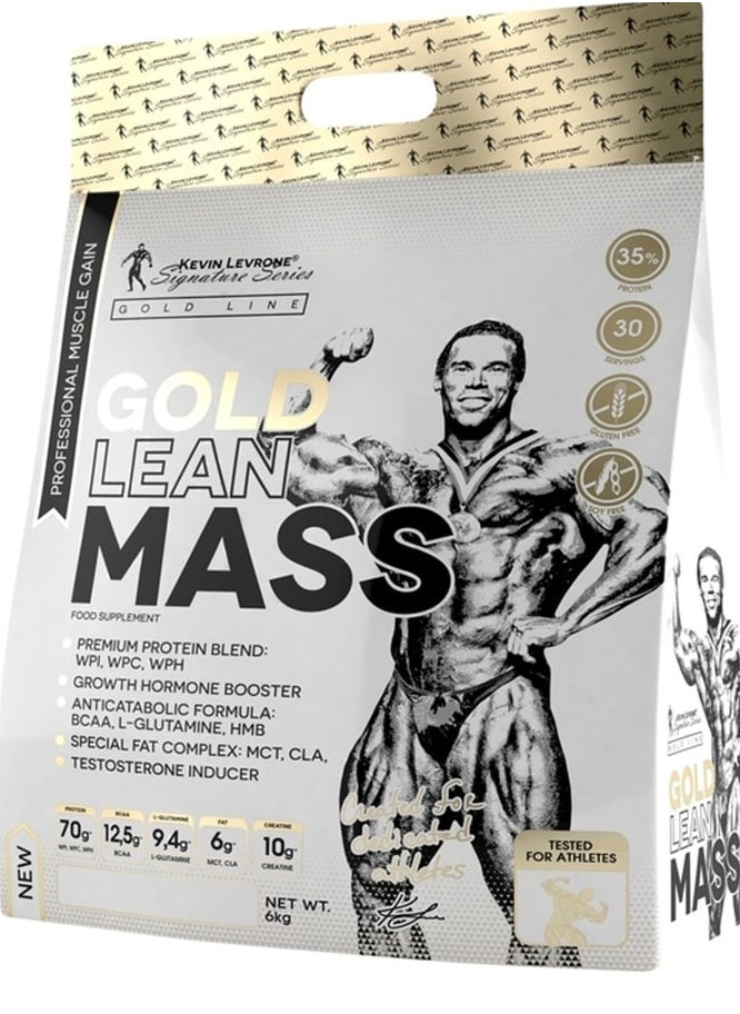 Gold Lean Mass, Supports Muscle Growth, Vanilla Flavor, 6 Kg