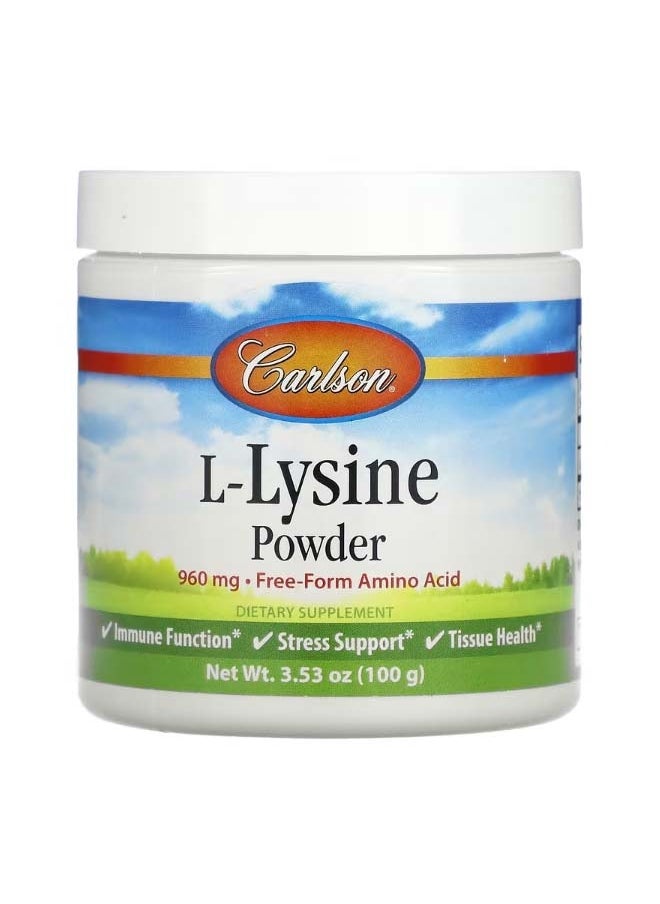 LLysine Powder 960 mg 3.53 oz 100 g