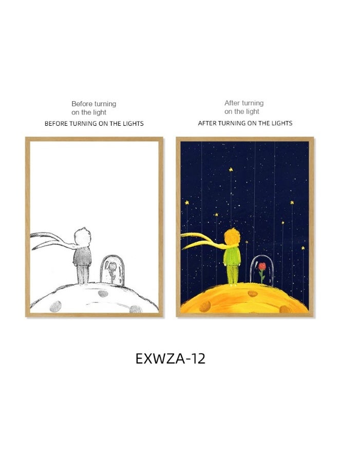 8-Inch Tri-Color Wireless Touch Ambient Light Art Panel