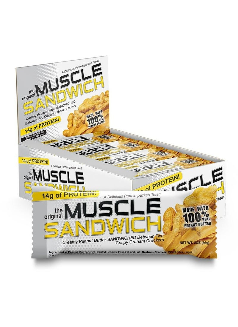 Muscle Sandwich orginal Peanut butter 12x57g