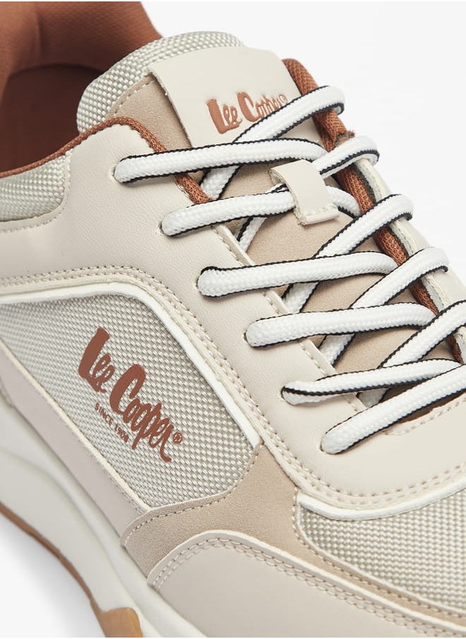 Mens Lace-Up Low Ankle Sneakers