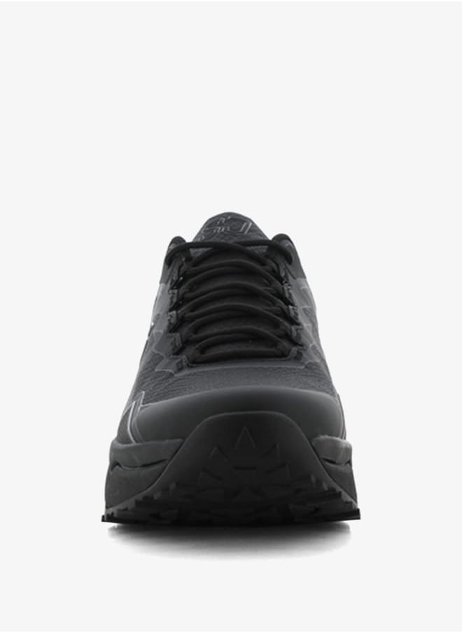 Men's Printed Sneakers with Lace-Up Closure