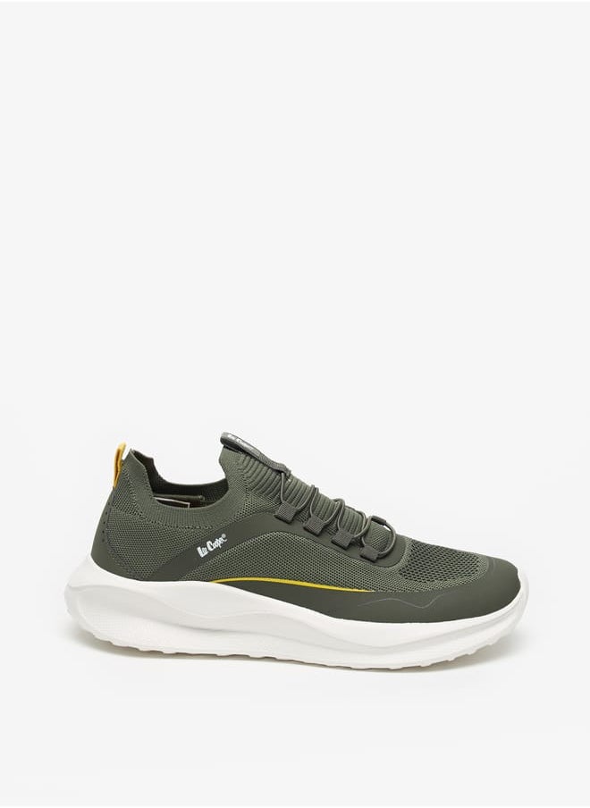 Mens Textured Slip-On Low Ankle Sneakers