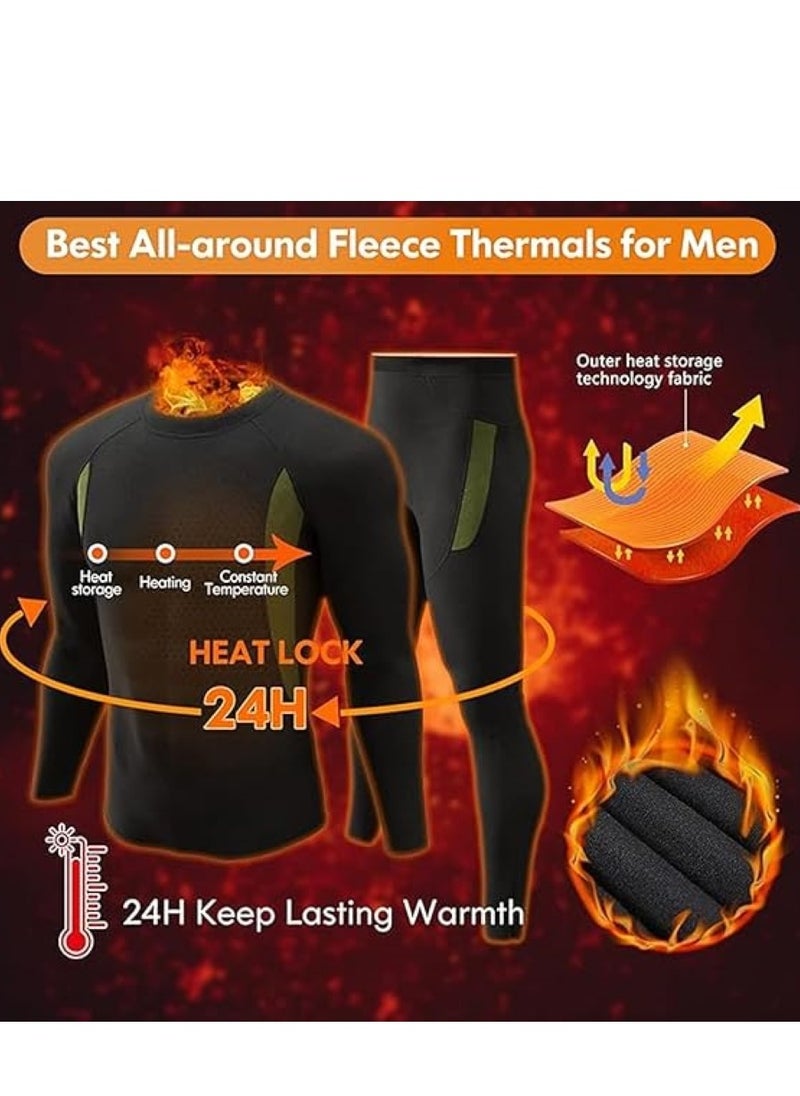 Men's thermal underwear set Outdoor sports functional underwear Sports suit Training and fitness clothing