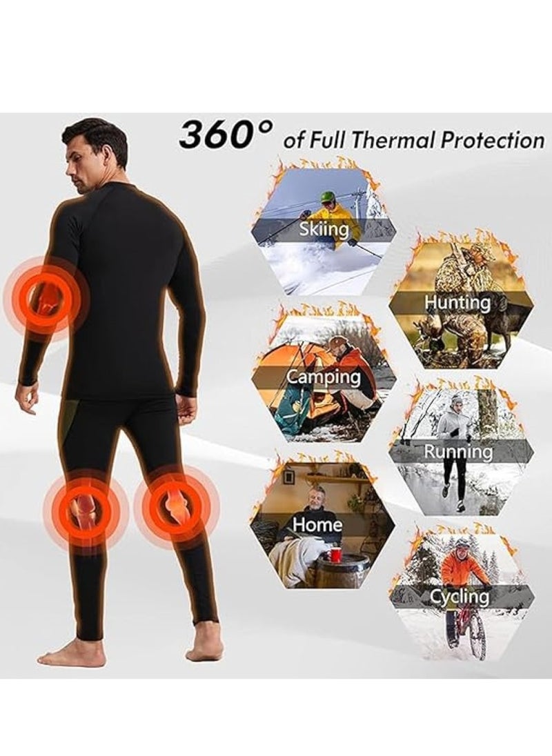 Men's thermal underwear set Outdoor sports functional underwear Sports suit Training and fitness clothing