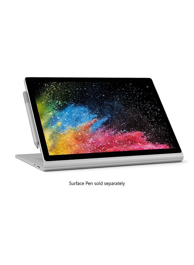 Renewed - Surface Book 2 (2017) Laptop With 13.5-Inch Touchscreen Display, Intel Core i5 Processor/6th Gen/8GB RAM/128GB SSD/Integrated Graphics Silver Silver