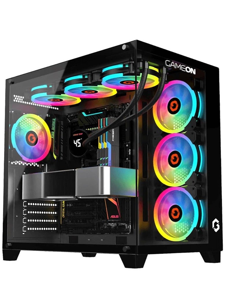 Emperor Midnight Series Mid Tower Gaming Case - Black