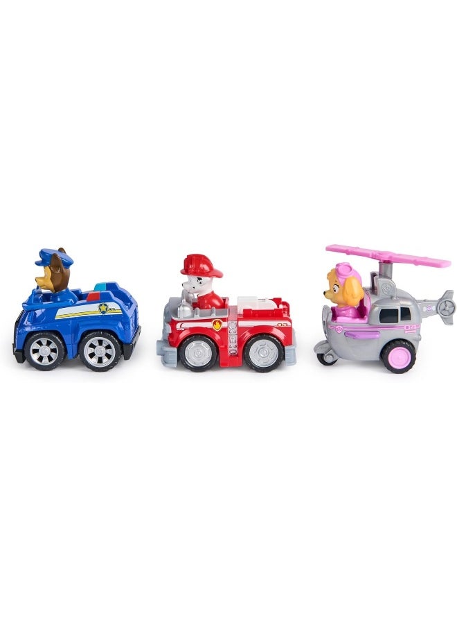 PAW Patrol Deluxe Rescue Racers Toy Cars (Set of 3)