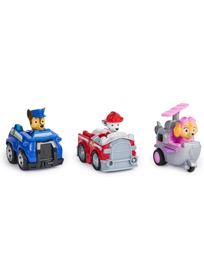 PAW Patrol Deluxe Rescue Racers Toy Cars (Set of 3)