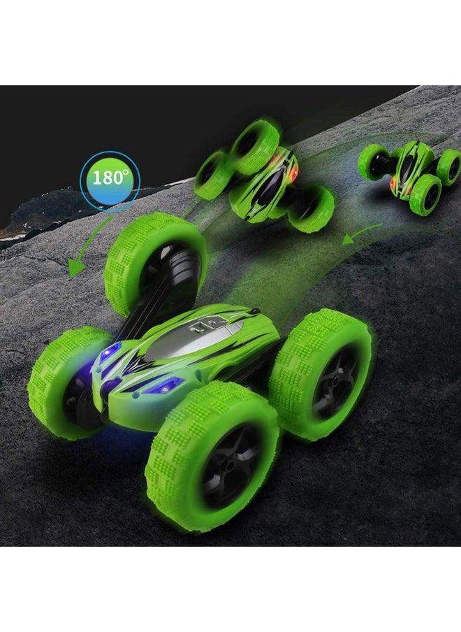 Rc Car Remote Control Stunt Car, 4Wd Monster Truck Double Sided Rotating Tumbling - 2.4Ghz High Speed Rock Crawler Vehicle With Headlights For Kids Age 4, 5, 6, 7, 8, 9-12 Year Old
