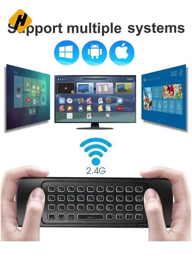 MX3 Pro 2.4G Wireless Air Mouse with Voice Control & Mini Keyboard - Ideal for Android Projectors & Smart TVs