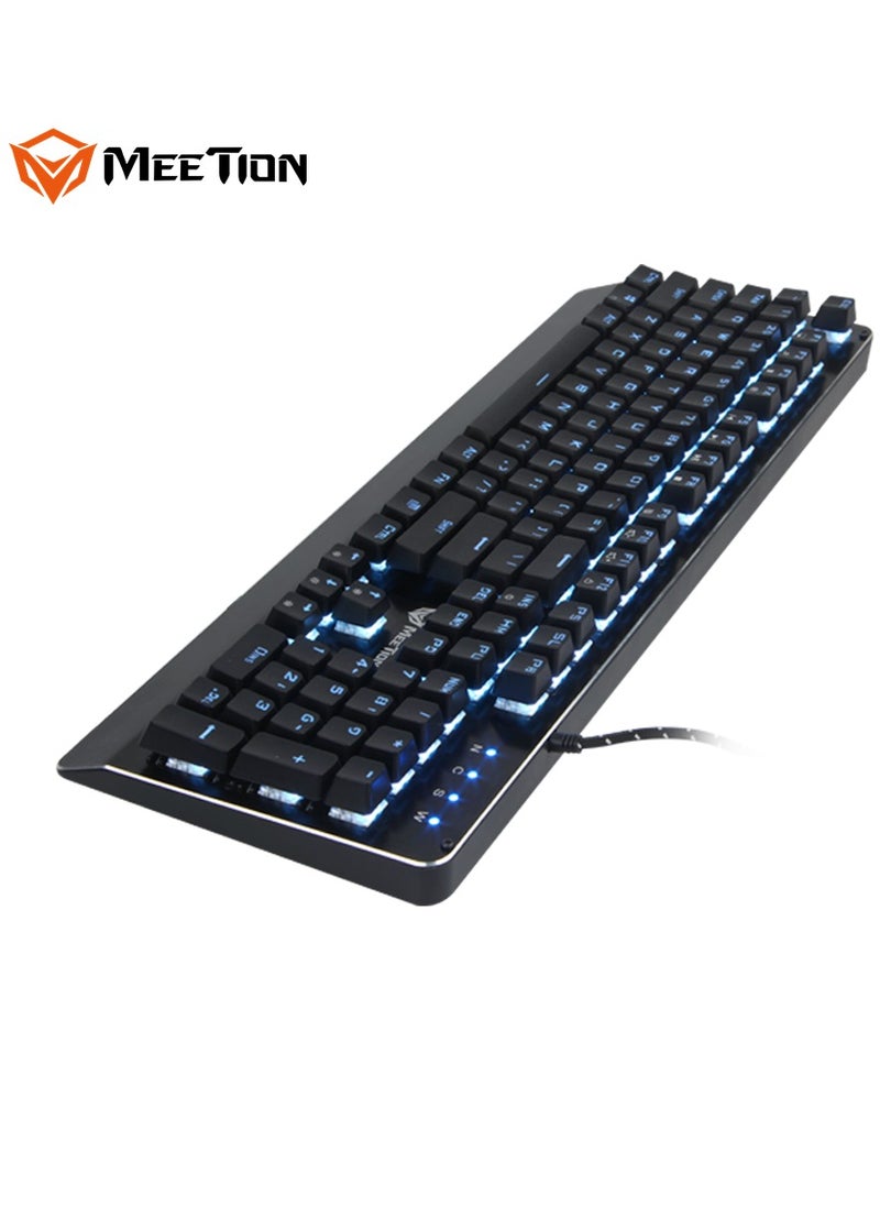 MEETION RGB MECHANICAL KEYBOARD MK01 Full key Anti-ghosting RGB chroma Backlit customizable High-quality macro mechanical switch