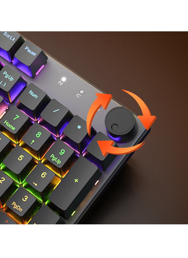 MEETION MK009PRO Red Axis RGB Backlit Hot swap Gamer Wired Mechanical Gaming Keyboard for Computer PC