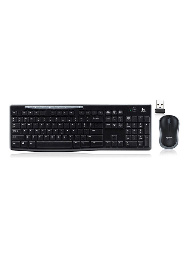 Wireless Keyboard And Mouse Set Black