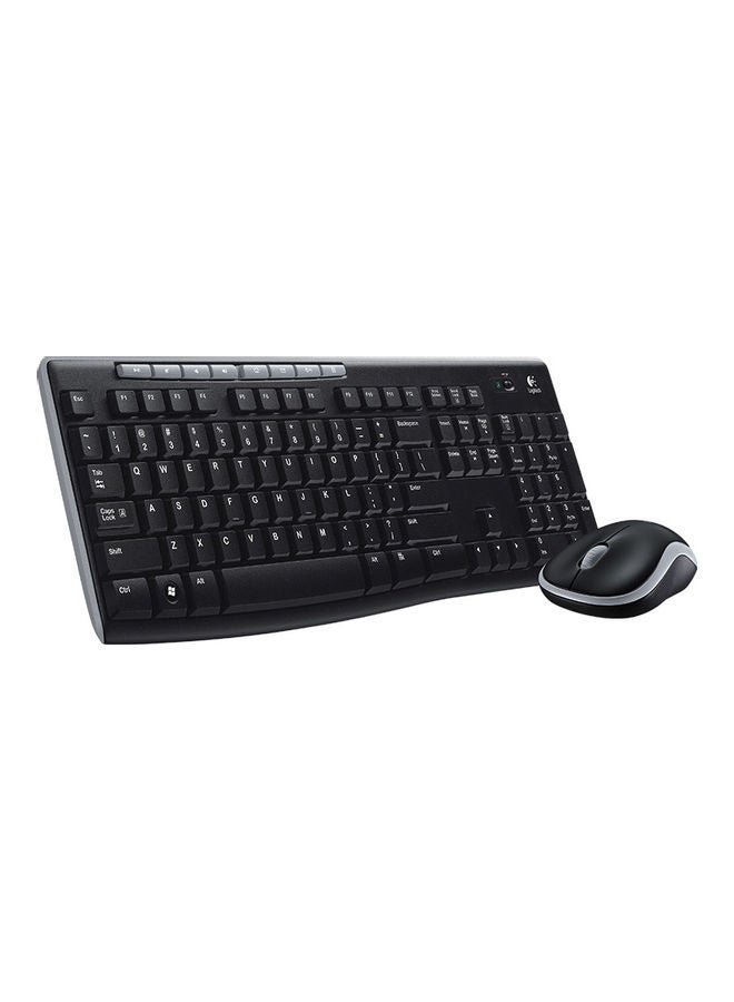 Wireless Keyboard And Mouse Set Black