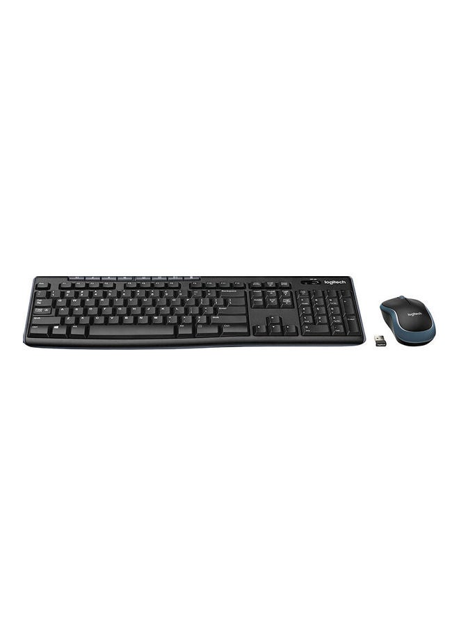Wireless Keyboard And Mouse Set Black