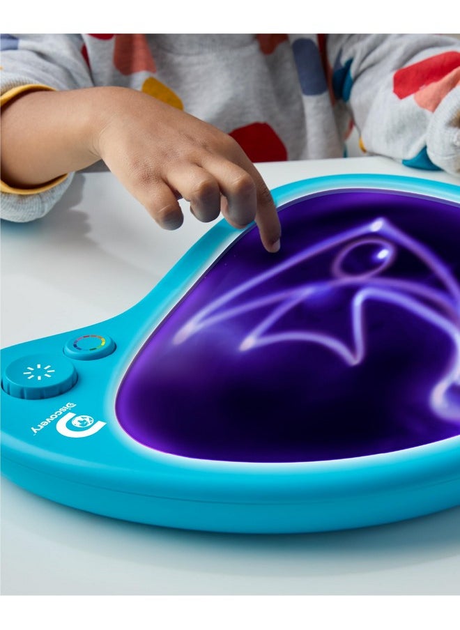 Discovery™ Mess-Free Glow Palette - Interactive Light-Up Art Pad With 12 Colors & Musical Play| Painting & Drawing Tablet| Travel Art Activity Kit| Arts & Crafts Toy For Kids Boys Girls Ages 4+