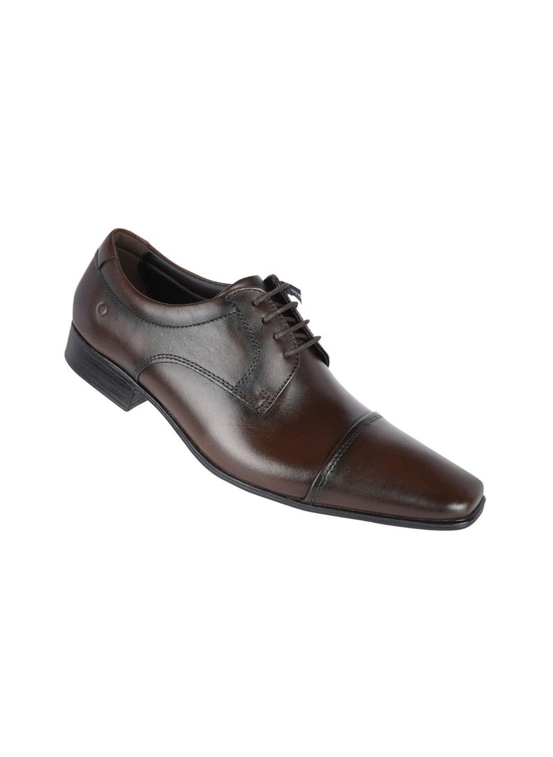 Democrata Mens Metropolitan Aspen Mahogany Leather Shoe 450052-002